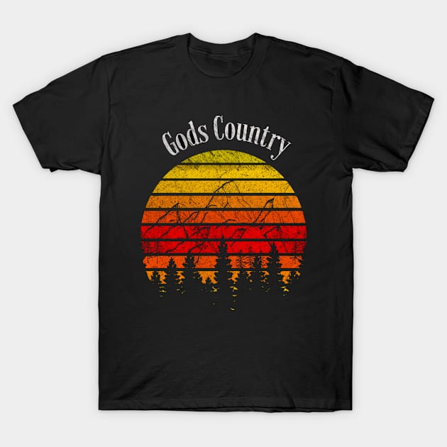 Vintage Sunset T-Shirt by MckinleyArt